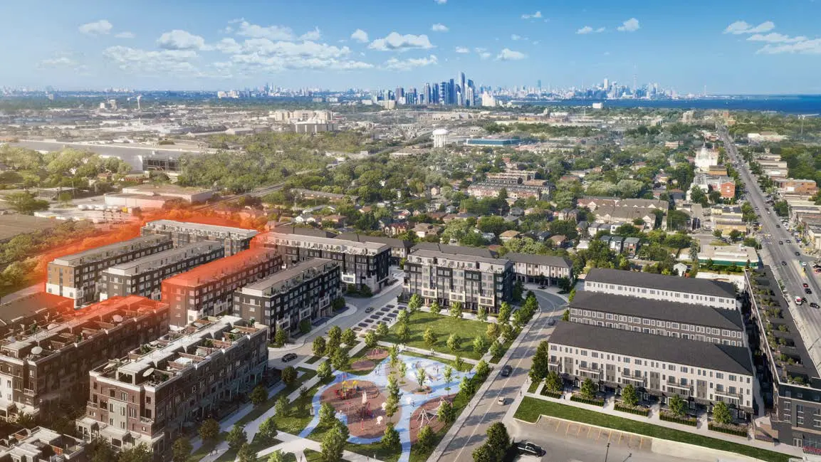 Westshore townhome community by Minto Communities in Etobicoke