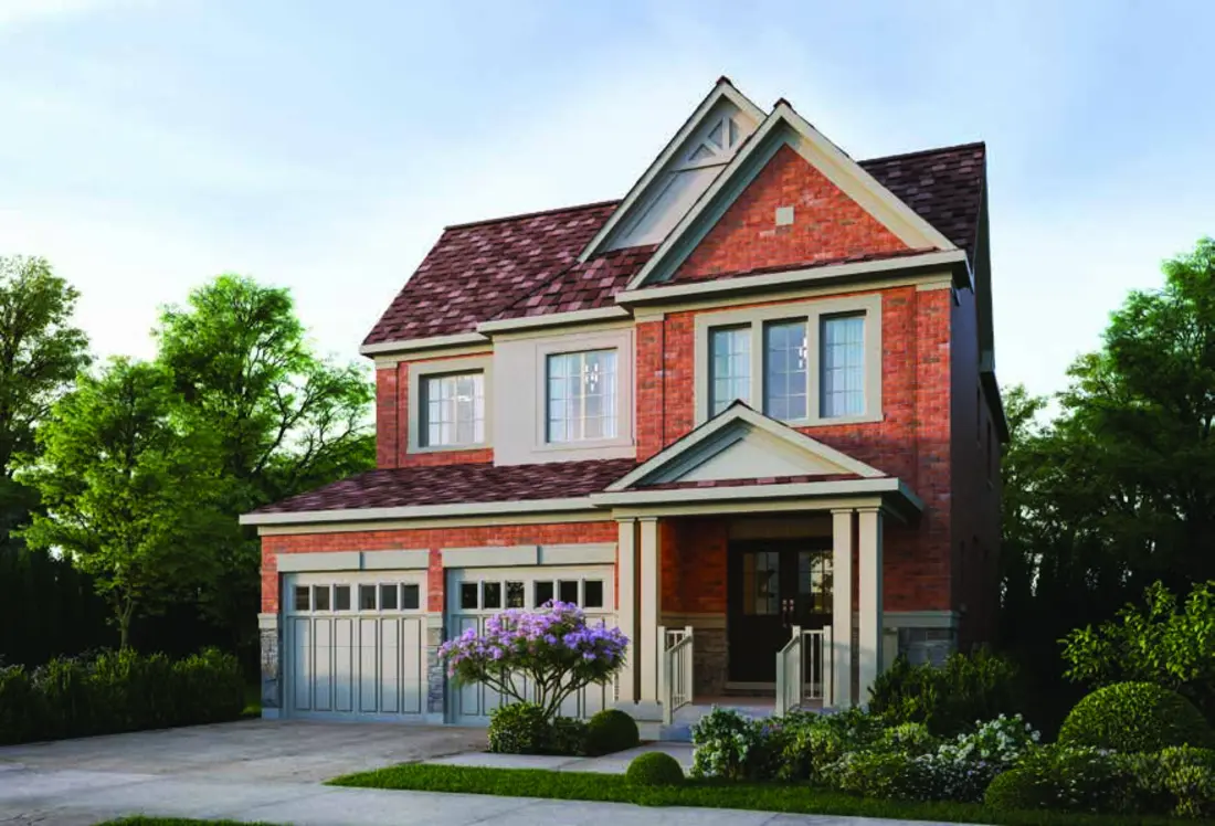 Elevation rendering of The Teal at Whitby Meadows